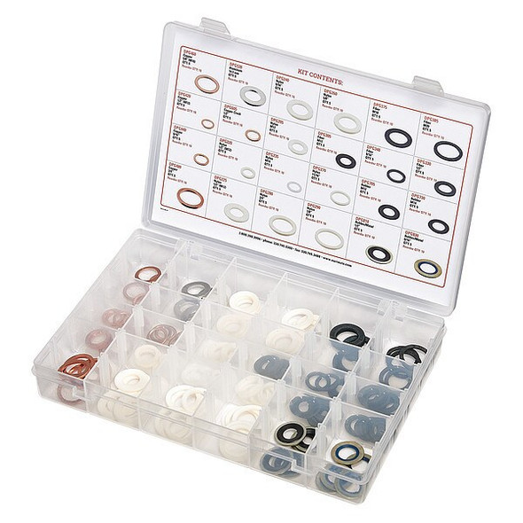 Sur&r Oil Drain Plug Gasket Assortment,7" W DPG120