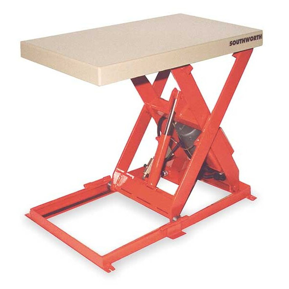Southworth Scissor Lift Table, 1100 lb. Cap, 115V, 20"W, 36"L LL1.1-26-2036