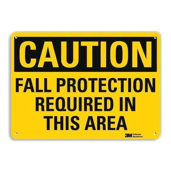 Lyle Caution Sign,10" W,7" H,0.040" Thick, U4-1300-NA_10x7 U4-1300-NA_10x7