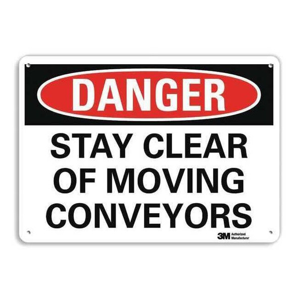 Lyle Danger Sign,10" W,7" H,0.040" Thickness, U3-1993-NA_10x7 U3-1993-NA_10x7