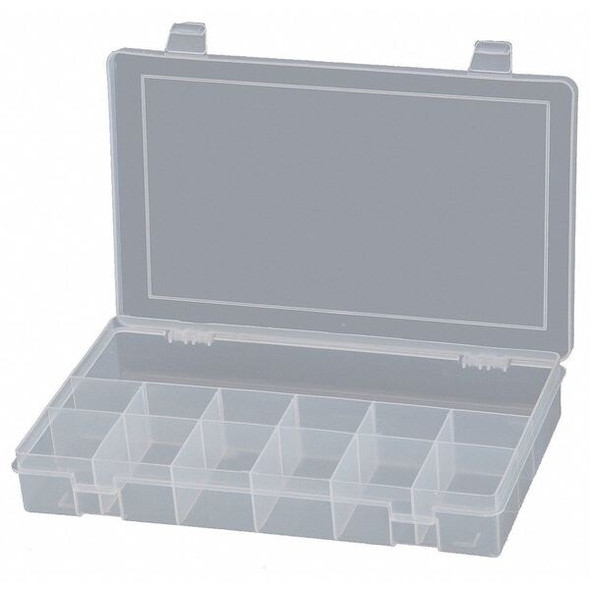 Compartment Box with 13 compartments, Plastic, 1-3/4" H x 10-13/16 in W