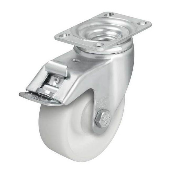 Manufacturer Varies Swivel Plate Caster,Nylon,4 in.,400 lb.,Zinc L-PO 100G-12-FI