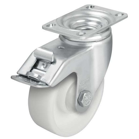 Manufacturer Varies Swivel Plate Caster,Nylon,5 in.,400 lb,Wht L-PO 125K-12-FI