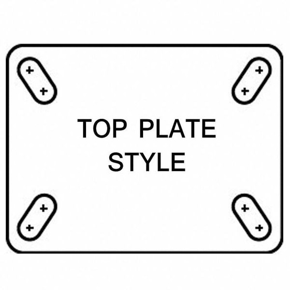 Manufacturer Varies Plate Caster,Swivel,Polyurethane,6 1/8"H LK-ALST 125K-1-FI