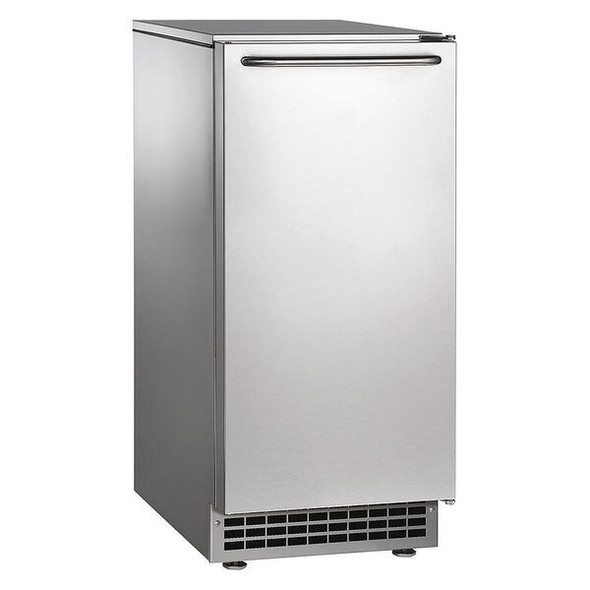 14 7/8 in W X 33 3/8 in H X 19 in D Ice Maker, Ice Production Per Day: 85 lb