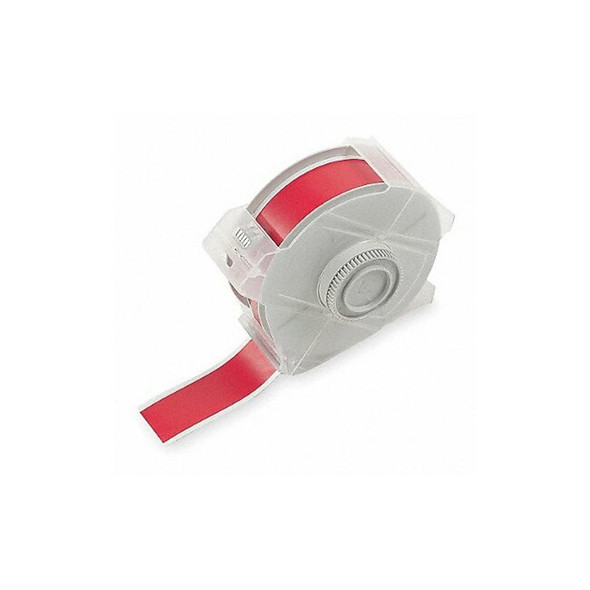 Brady Label Tape Cartridge, Red, Labels/Roll: Continuous 113121