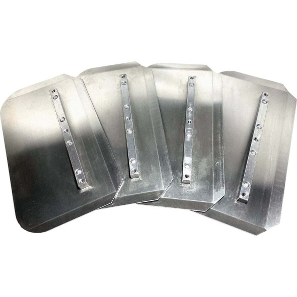 Virginia Abrasives 8 In. x 18 In. Combination Trowel Blade (4-Pack) Pack of 4