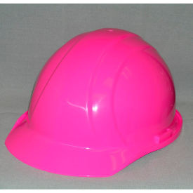 ERB Americana Cap Safety Helmet 4-Point Slide-Lock Suspension Hi Viz Pink