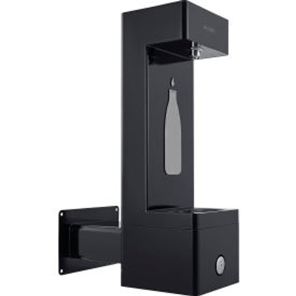 Global Industrial Outdoor Wall Mount Bottle Filling Station w/Filter Black Global Industrial Outdoor Wall Mount Bottle Filling Station w/Filter Black