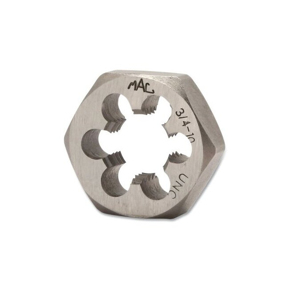 Hexagon Machine Screw Die (HCS), 1-7/16 in dia, High Carbon Steel Pack of 5