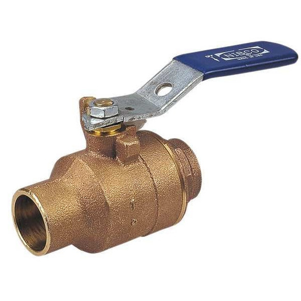 Nibco 2" Sweat Bronze Ball Valve Inline S58570 2