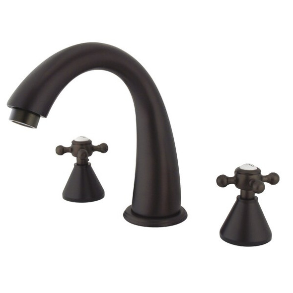 Kingston Brass Roman Tub Faucet, Oil Rubbed Bronze, Deck Mount KS2365BX