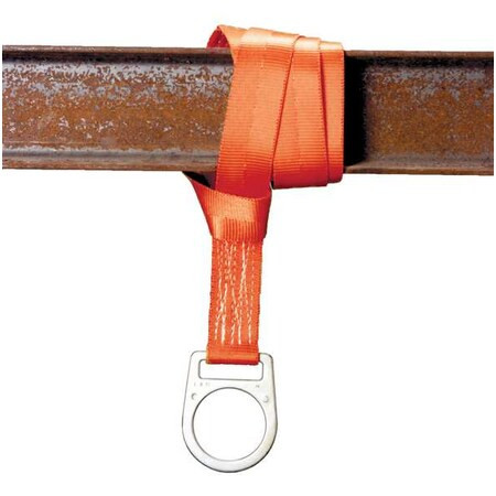 Cross Arm Strap, 4 ft Length, 400 lb Weigth Capacity, Polyester Anchor, D-Ring