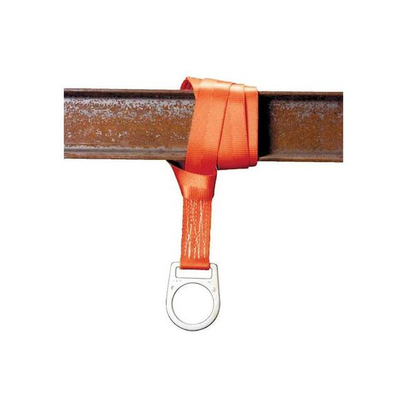 Cross Arm Strap, 4 ft Length, 400 lb Weigth Capacity, Polyester Anchor, D-Ring