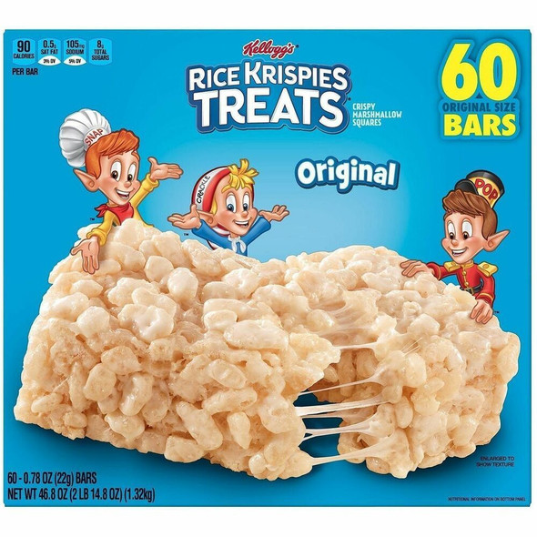 Green Rabbit Rice Krispies Treats - Marshmallow - 60 / Carton