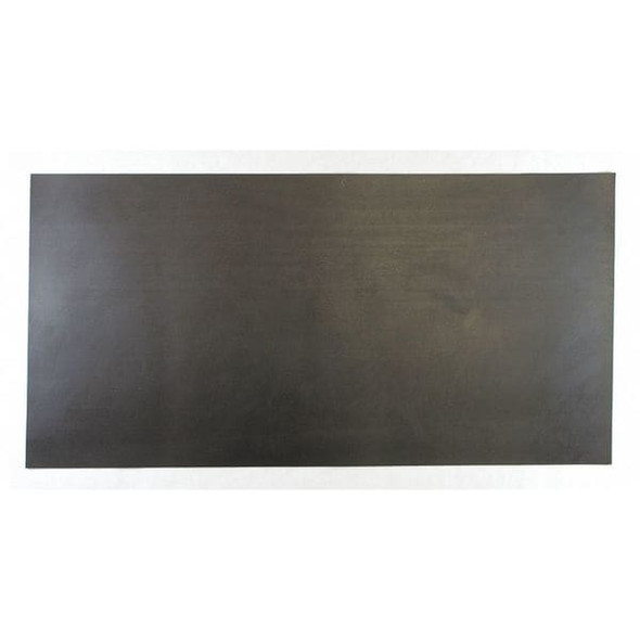 3/16" Comm. Grade Neoprene Rubber Sheet, 12"x24", Black, 40A