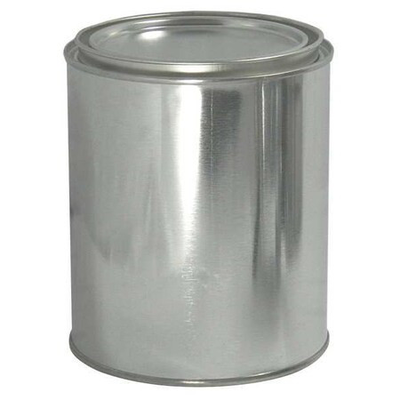 Qorpak Metal Can,1/2 pt.,Round,PK340 MET-03087