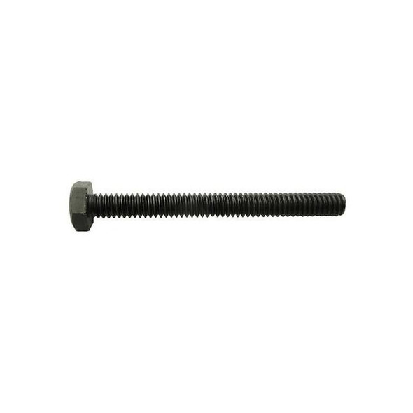 Grade 8, 1/4"-20 Hex Head Cap Screw, Black Oxide Steel, 2-1/4 in L, 100 PK
