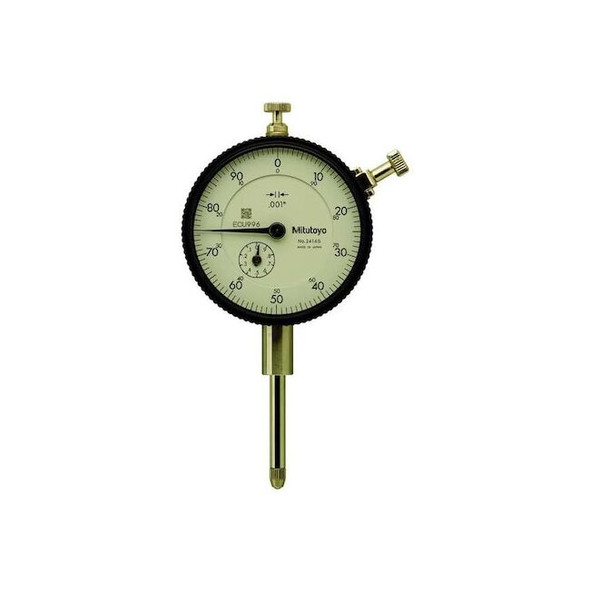 Mitutoyo Dial Indicator,0 to 1 In,0-100 2416A-CAL