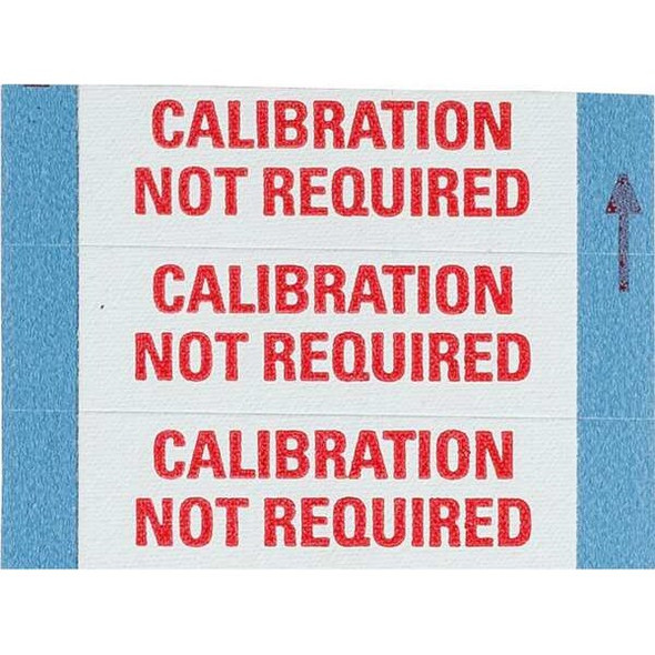 Brady Calibration Labels 0.5 in H x 1.5, PK 25 WO-53-PK