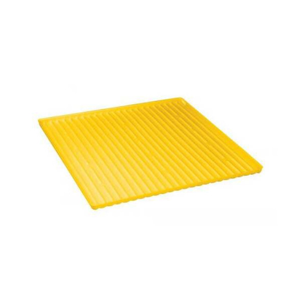 Justrite SafetyCabinetTray,Yellow,Polyethylene 29054