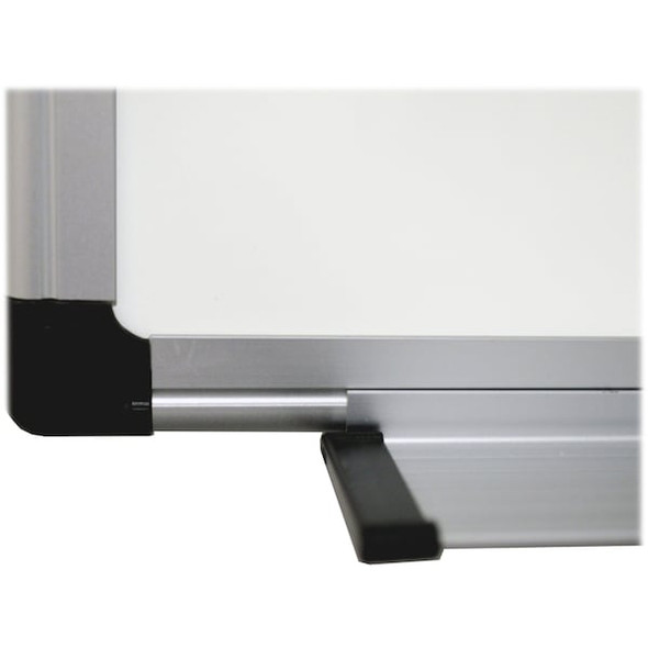 Mastervision Dry Erase Board, Steel, 47 13/64 in, 94 1/2 in, Aluminum Frame, White, Matte MA2107170