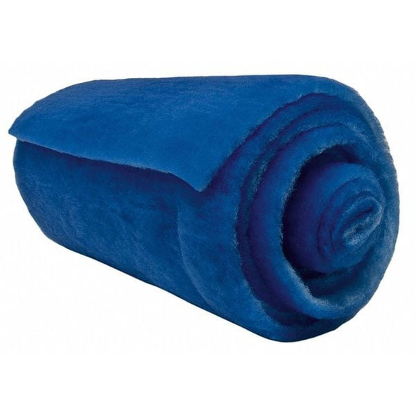 72 in x 45 ft x 2 in Polyester Air Filter Roll, MERV 8, Blue/White