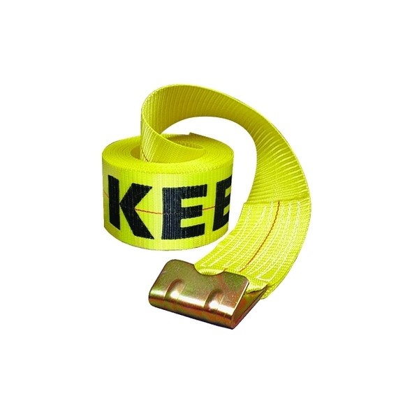 Winch Strap, 30'x4" 15,000 lbs w/Flat Hook