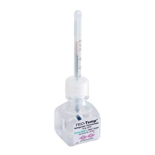 Frio-Temp Liquid In Glass Thermometer,-5 to 20C B61004-0400