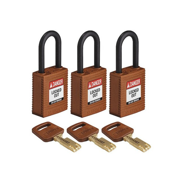 Brady NYL-BRN-38PL-KA3PK