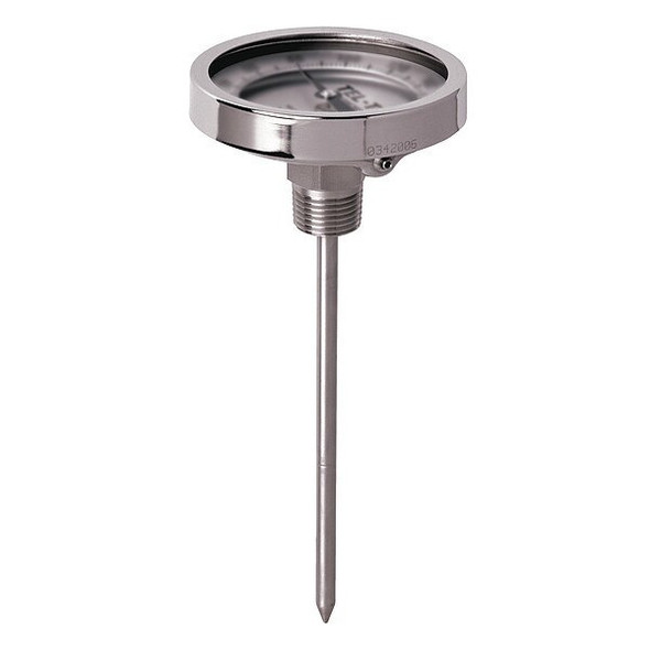 Tel-Tru Analog Dial Thermometer,Stem 15" L GT500R-1567