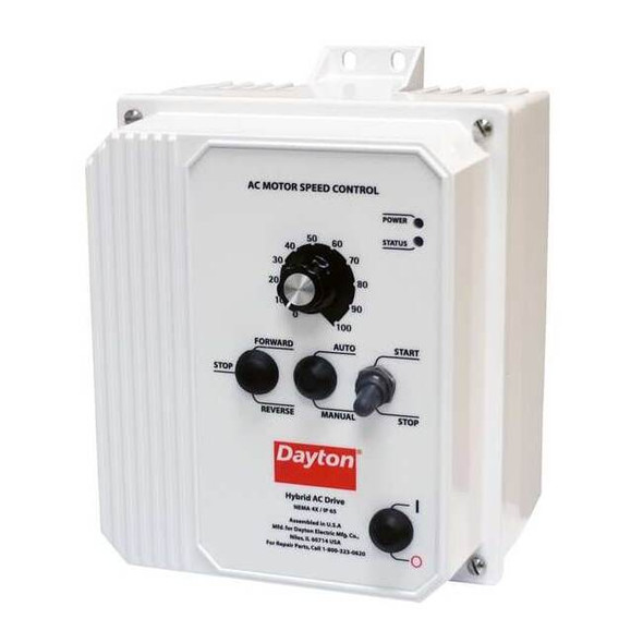 Dayton Variable Frequency Drive,3 HP,208-240V 13E637