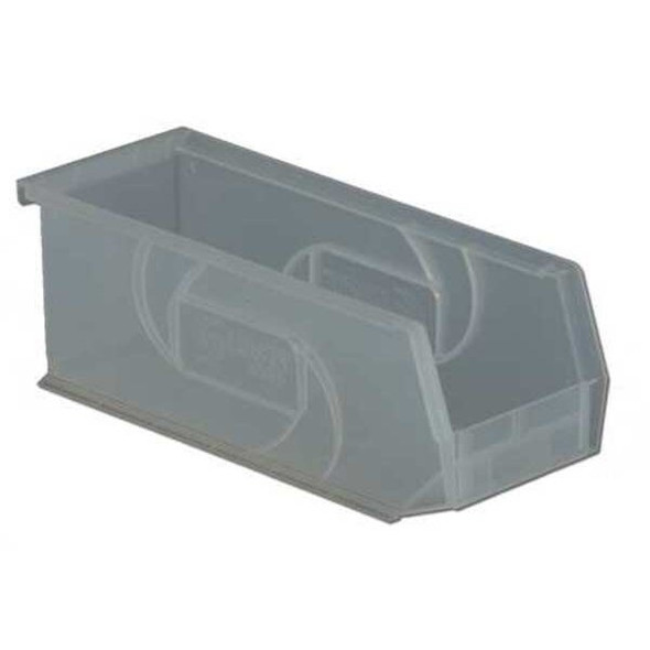 Lewisbins Hang and Stack Bin,Clear,PP,4 in PB104-4 Clear Lewisbins Hang and Stack Bin,Clear,PP,4 in PB104-4 Clear