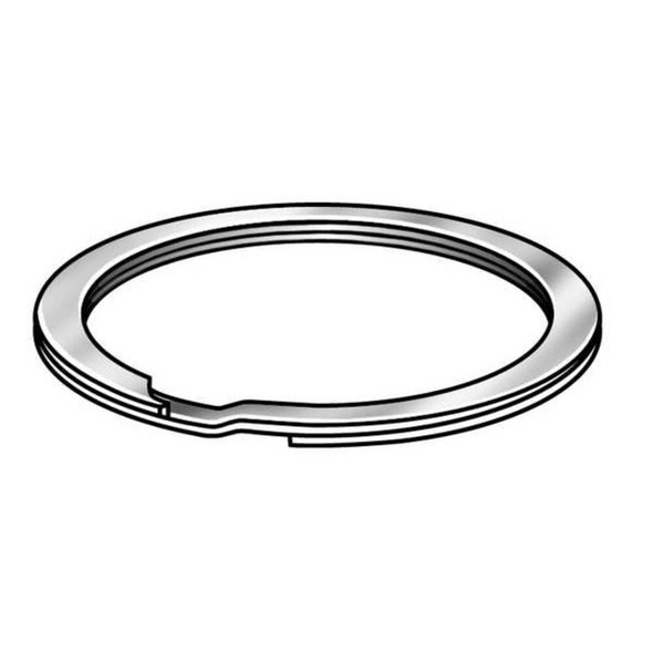 External Retaining Ring, 18-8 Stainless Steel, Plain Finish  WSM-187-S02