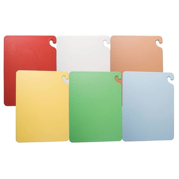 San Jamar Cutting Board Set,18x24,6 Boards CB1824KCGR