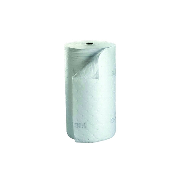High-Capacity Petroleum Sorbent Roll, Absorbs 73 gal, 38 in x 144 ft