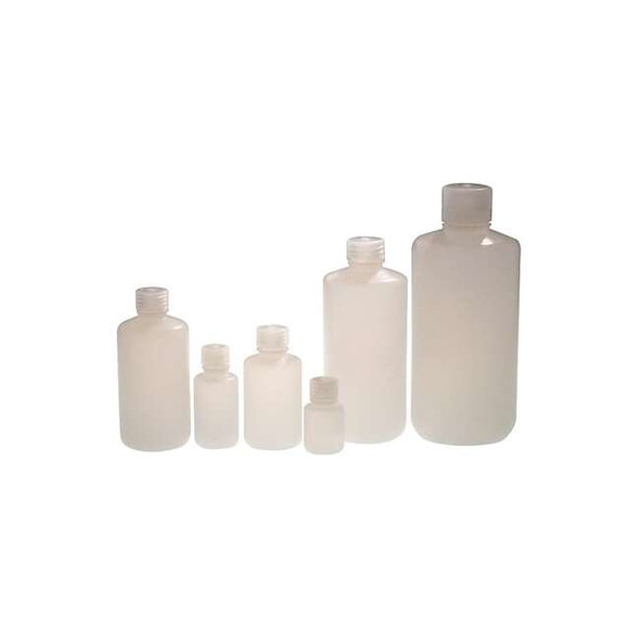 Nalgene Sampling Bottle,HDPE,58 mm H,PK72 PLA-03149