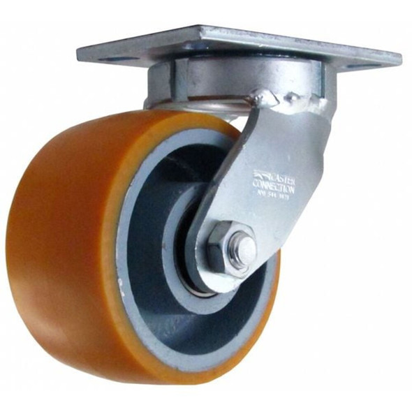 Kingpinless Swivel Plate Caster,Polyurethane,2300 lb  CDP-G-23