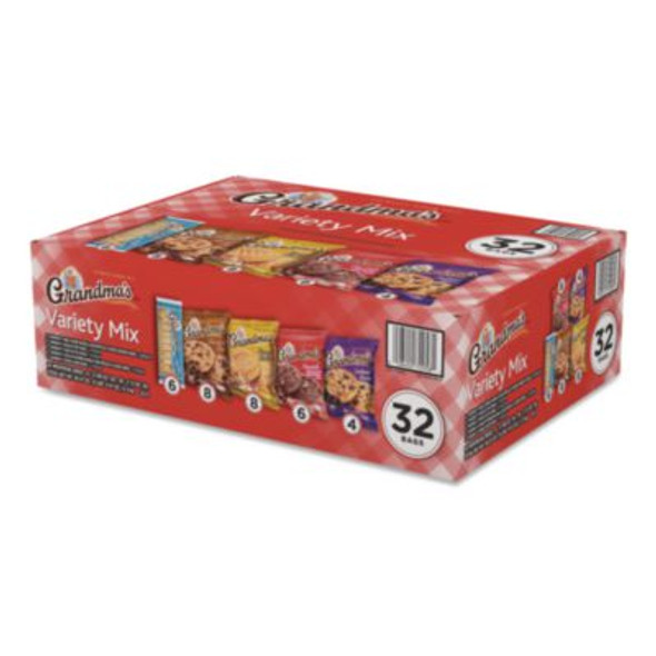 Grandma\\'s® Cookies Variety Tray, 32 Count, 2.5 oz Packs FRI73977