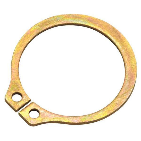 Rotor Clip External Retaining Ring, Steel, Zinc Yellow Finish, 10 PK SH-250ST ZD