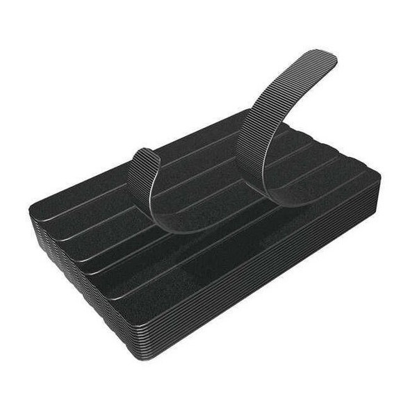 Cable Tie, 7 in L, 1.60 in Max Bundle Dia., Black, Nylon, 50 lb Strength, 100 PK