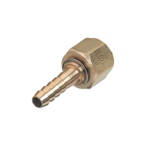 Brass Hose Adaptors, Female Swivel/Barb, A-Size, LH