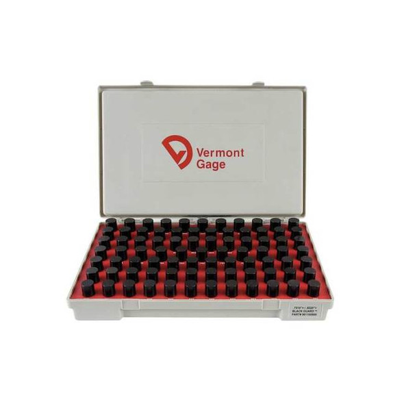 Vermont Gage Black Ox-Coated Pin Gauge Set,Dim Type " 901100800