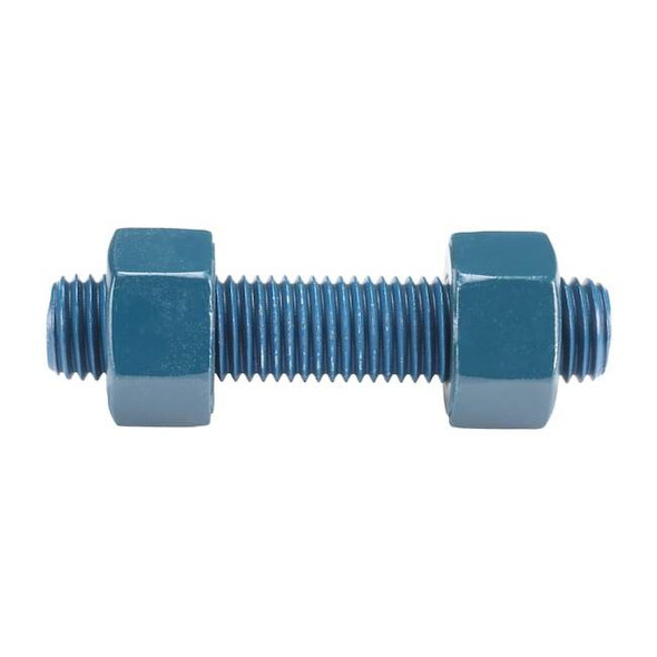 Usa Fastener Threaded Stud, Fluoropolymer Coated, 4 PK B7-.875-4.5