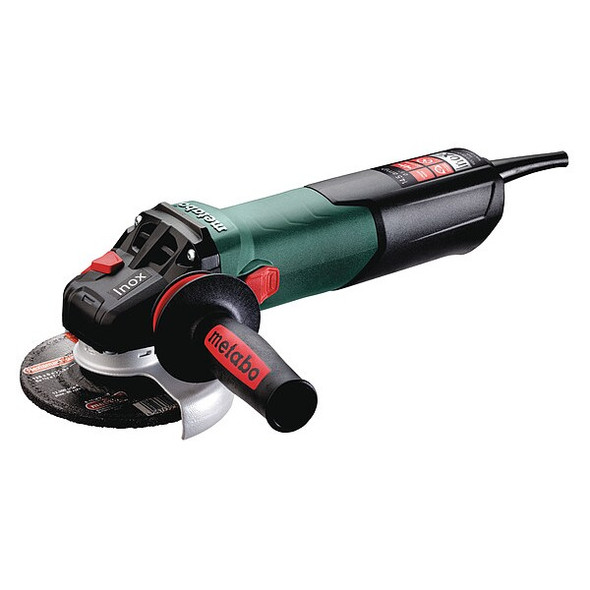 Metabo Angle Grinder,15 A,Barrel Grip,5.5 lb WEV 17-125 Quick Inox