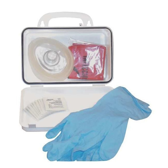 Medi-First CPR Kit, Plastic Box, 14 Components, 10 People Served 35481