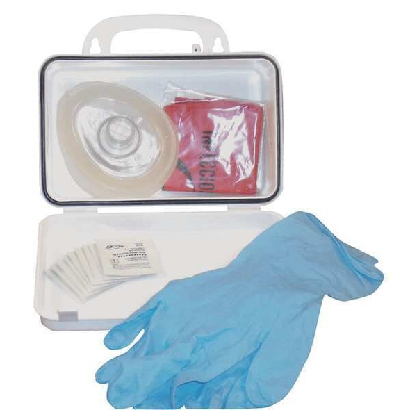 Medi-First CPR Kit, Plastic Box, 14 Components, 10 People Served 35481