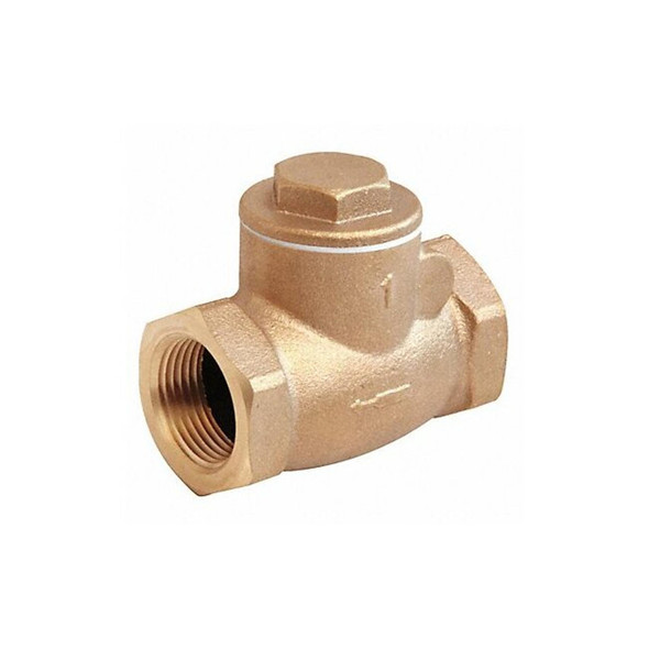Manufacturer Varies 1-1/2" NPT Bronze Swing Check Valve 10F305