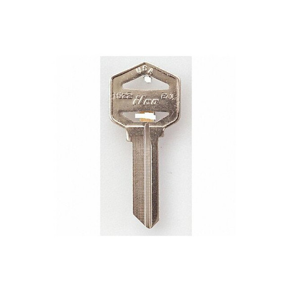 Kaba Ilco Key Blank, EZ1,Brass, PK10 1522-EZ1 Kaba Ilco Key Blank, EZ1,Brass, PK10 1522-EZ1