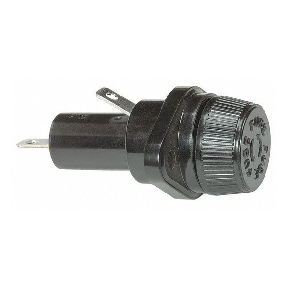 Fuse Holder, 0 to 15A Amp Range, 600V AC Volt Rating, 1 Poles, Quick Connect